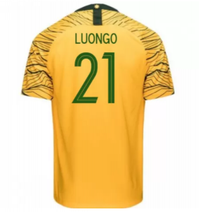 Australia 2018 FIFA World Cup Home Massimo Luongo Shirt Soccer Jersey