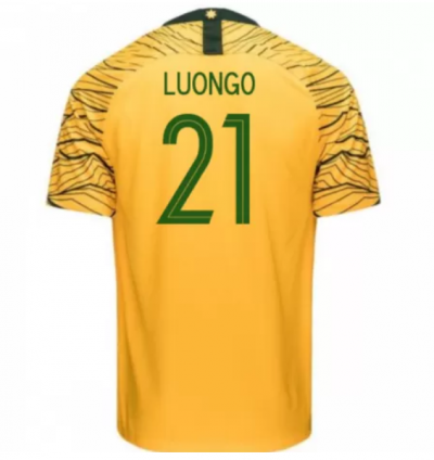 Australia 2018 FIFA World Cup Home Massimo Luongo Shirt Soccer Jersey