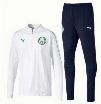 Palmeiras 2019/2020 White Training Suit (Sweatshirt+Trouser)
