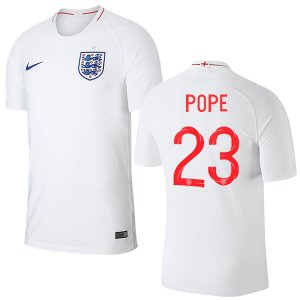 England 2018 FIFA World Cup POPE 23 Home Shirt Soccer Jersey