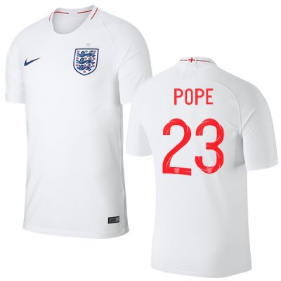 England 2018 FIFA World Cup POPE 23 Home Shirt Soccer Jersey