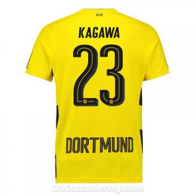 Borussia Dortmund 2017/18 Home Kagawa #23 Shirt Soccer Jersey