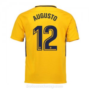 Atlético de Madrid 2017/18 Away Augusto #12 Shirt Soccer Jersey