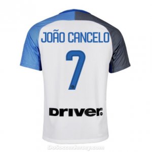 Inter Milan 2017/18 Away JOÃO CANCELO #7 Shirt Soccer Jersey