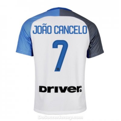 Inter Milan 2017/18 Away JOÃO CANCELO #7 Shirt Soccer Jersey