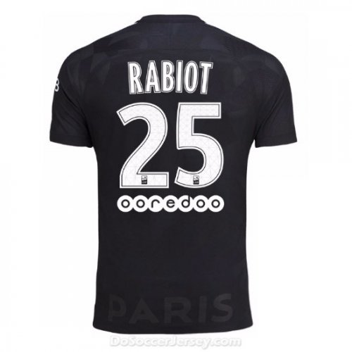 PSG 2017/18 Third Rabiot #25 Shirt Soccer Jersey