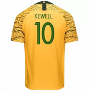 Australia 2018 FIFA World Cup Home Harry Kewell Shirt Soccer Jersey
