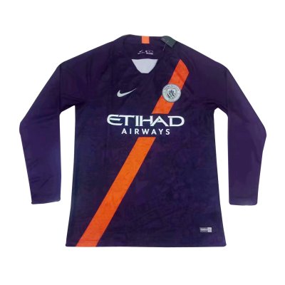 Manchester City 2018/19 Third Long Sleeve Shirt Soccer Jersey