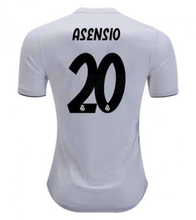 Marco Asensio Real Madrid 2018/19 Home Shirt Soccer Jersey