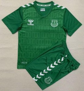 Kids 2023/24 Everton Green Goalkeeper Kit