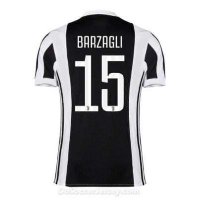 Juventus 2017/18 Home BARZAGLI #15 Shirt Soccer Jersey