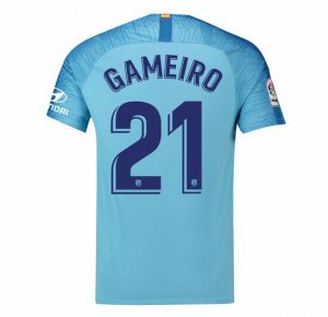 Atletico Madrid 2018/19 Gameiro 21 Away Shirt Soccer Jersey