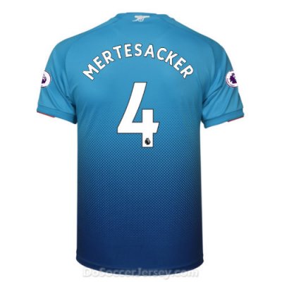 Arsenal 2017/18 Away MERTESACKER #4 Shirt Soccer Jersey