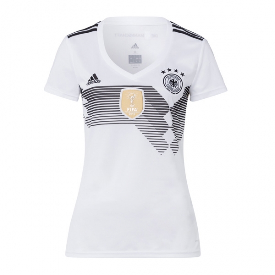 Germany 2018 World Cup Home Women Shirt Soccer Jersey - Click Image to Close
