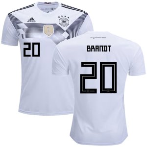 Germany 2018 World Cup JULIAN BRANDT 20 Home Shirt Soccer Jersey