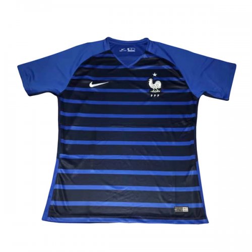 France 2017/18 Pre-Match Blue Shirt Soccer Jersey