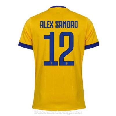 Juventus 2017/18 Away ALEX SANDRO #12 Shirt Soccer Jersey