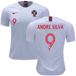 Portugal 2018 World Cup ANDRE SILVA 9 Away Shirt Soccer Jersey