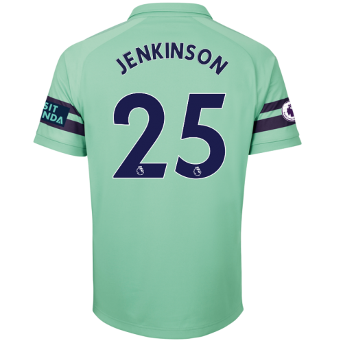 Arsenal 2018/19 Carl Jenkinson 25 Third Shirt Soccer Jersey
