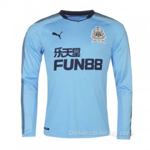 Newcastle United 2017/18 Away Long Sleeved Shirt Soccer Jersey