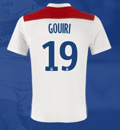 Olympique Lyonnais 2018/19 GOUIRI 19 Home Shirt Soccer Jersey