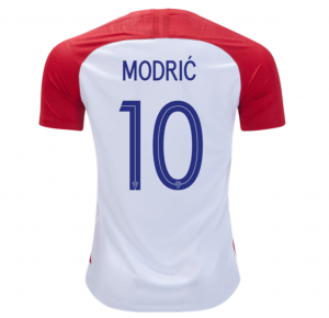 Croatia 2018 World Cup Home Luka Modric Shirt Soccer Jersey