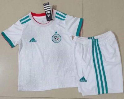 Algeria 2019 Africa Cup Home Children Soccer Kit Shirt And Shorts