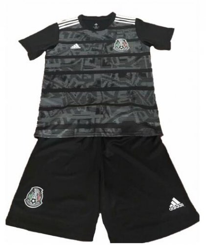 Mexico 2019 Copa America Home Kids Soccer Kit Children Shirt And Shorts