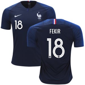 France 2018 World Cup NABIL FEKIR 18 Home Shirt Soccer Jersey