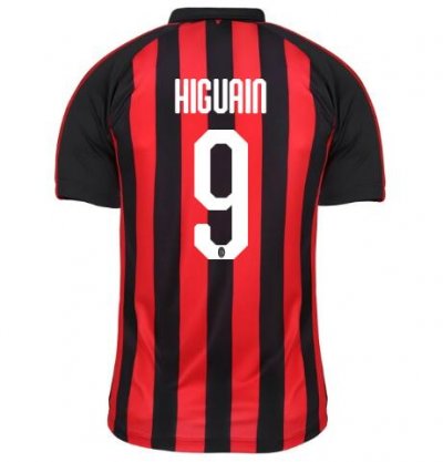 AC Milan 2018/19 HIGUAIN 9 Home Shirt Soccer Jersey