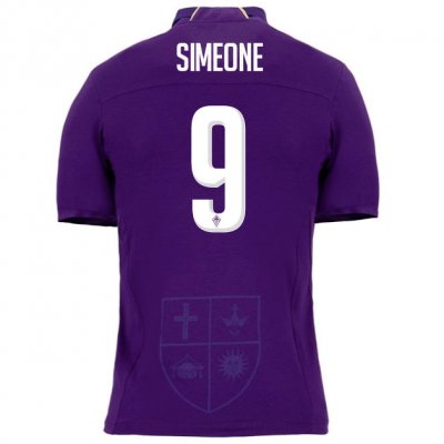 Fiorentina 2018/19 SIMEONE 9 Home Shirt Soccer Jersey