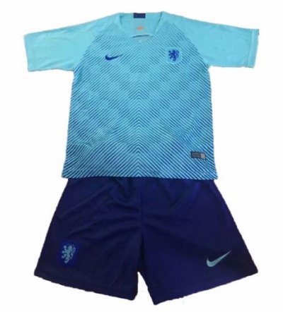 Netherlands 2018/19 Away Kids Soccer Kit Children Shirt And Shorts