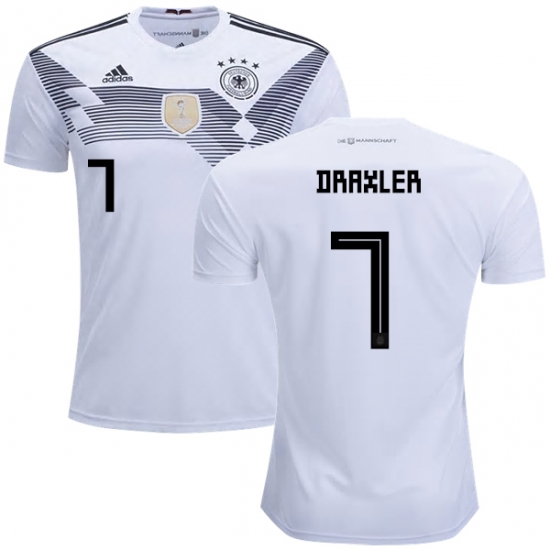 Germany 2018 World Cup JULIAN DRAXLER 7 Home Shirt Soccer Jersey - Click Image to Close