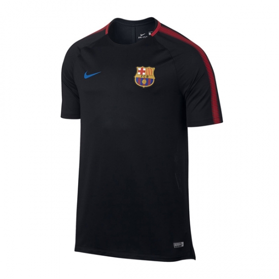 Barcelona 2017/18 Black Training Shirt - Click Image to Close