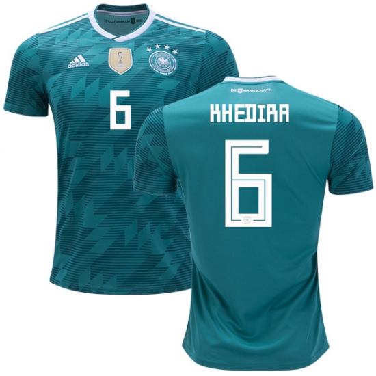 Germany 2018 World Cup SAMI KHEDIRA 6 Away Shirt Soccer Jersey - Click Image to Close
