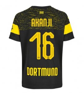Borussia Dortmund 2018/19 Akanji 16 Away Shirt Soccer Jersey
