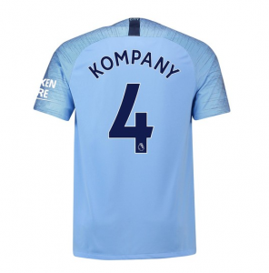 Manchester City 2018/19 Kompany 4 Home Shirt Soccer Jersey