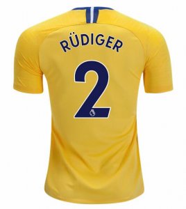 Chelsea 2018/19 Away Antonio Rudiger 2 Shirt Soccer Jersey