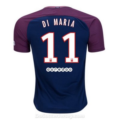 PSG 2017/18 Home Di Maria #11 Shirt Soccer Jersey