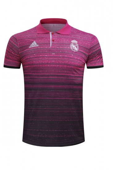 Real Madrid Pink 2017 Polo Shirt - Click Image to Close
