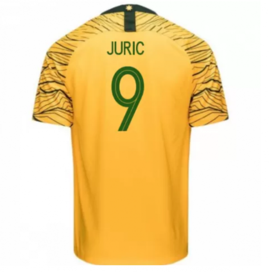 Australia 2018 FIFA World Cup Home Tomi Juric Shirt Soccer Jersey - Click Image to Close