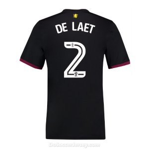 Aston Villa 2017/18 Away De Laet #2 Shirt Soccer Jersey