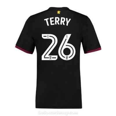 Aston Villa 2017/18 Away Terry #26 Shirt Soccer Jersey