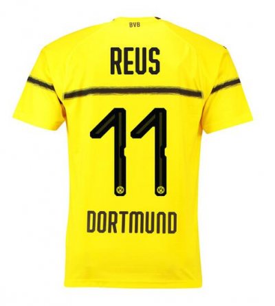 Borussia Dortmund 2018/19 Reus 11 Cup Home Shirt Soccer Jersey