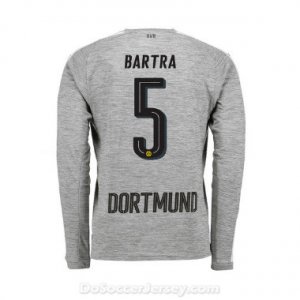 Borussia Dortmund 2017/18 Third Bartra #5 Long Sleeve Soccer Shirt
