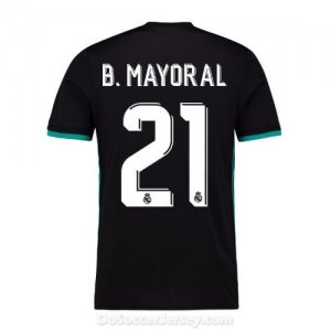 Real Madrid 2017/18 Away B. Mayoral #21 Shirt Soccer Jersey