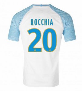 Olympique de Marseille 2018/19 ROCCHIA 20 Home Shirt Soccer Jersey