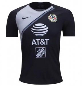 Club America 2018/19 Black White Goalkeeper Shirt Soccer Jersey