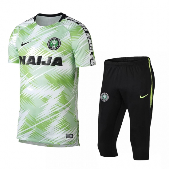 Nigeria FIFA World Cup 2018 Green Short Training Suit - Click Image to Close