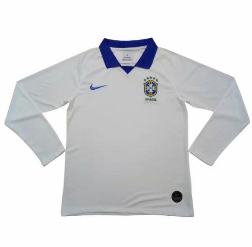 Brazil Copa America 2019 Away Long Sleeved Shirt Soccer Jersey
